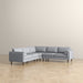 Amber - Corner Sectional Sofa - Light Gray Ashcroft Furniture