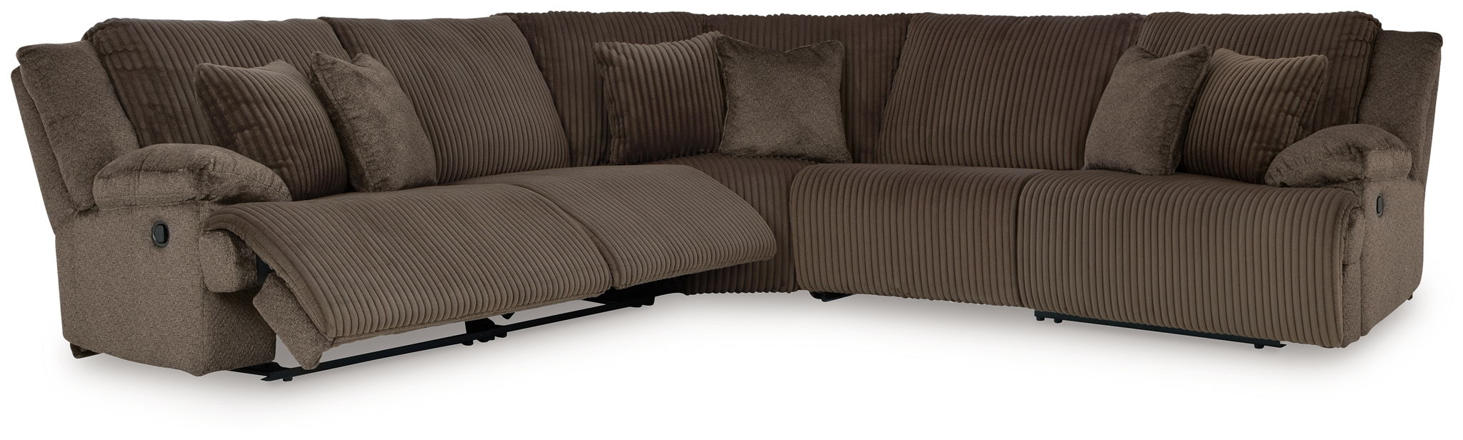 Top Tier - 5 Piece Reclining Sectional Signature Design by Ashley®