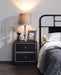 Jabir - Accent Table - Black & Silver ACME