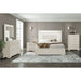 Ciara - King 5 Piece Bedroom Set With LED Lighting, Clean Lines And Upholstered Mirror - Beige Global Furniture USA