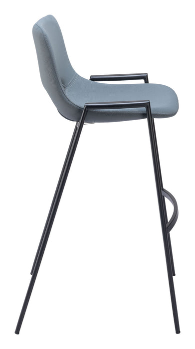 Desi - Bar Chair With Black Legs (Set of 2) Zuo Modern