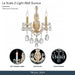 Michael Amini Lighting - La Scala Traditional Crystal Wall Sconce - Gold Michael Amini