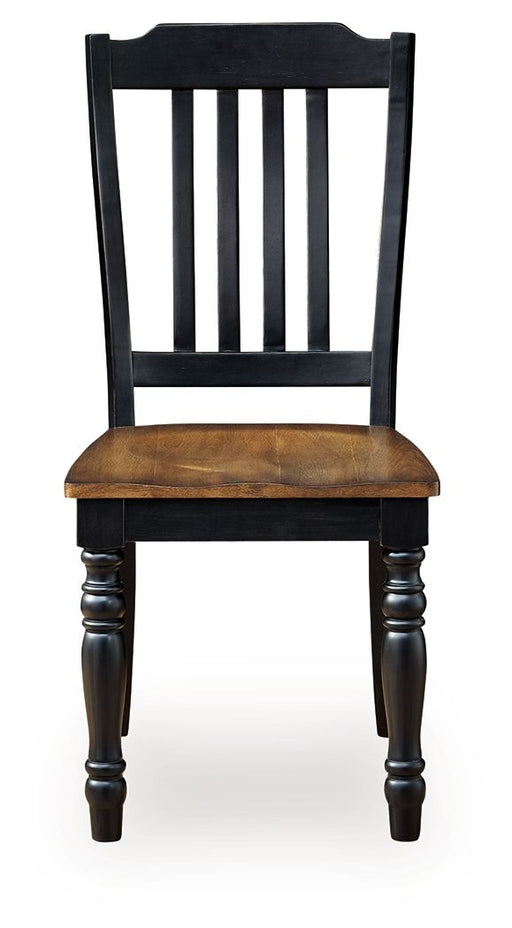 Clorazi - Dining Room Side Chair (Set of 2) - Black / Brown Signature Design by Ashley®
