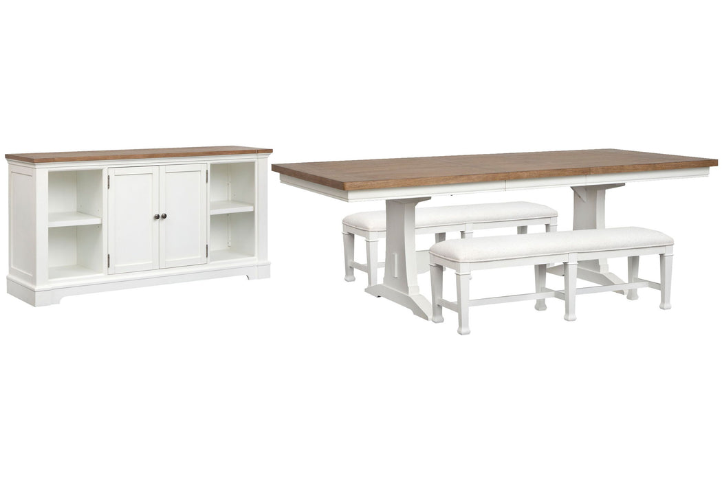 Kingston - Extendable Rectangular Dining Table Set Magnussen Furniture
