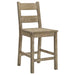 Cressley - Counter Chair (Set of 2) - Light Oak Furniture Max