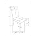 Extra Padded Dining Chair (Set of 2) Global Furniture USA