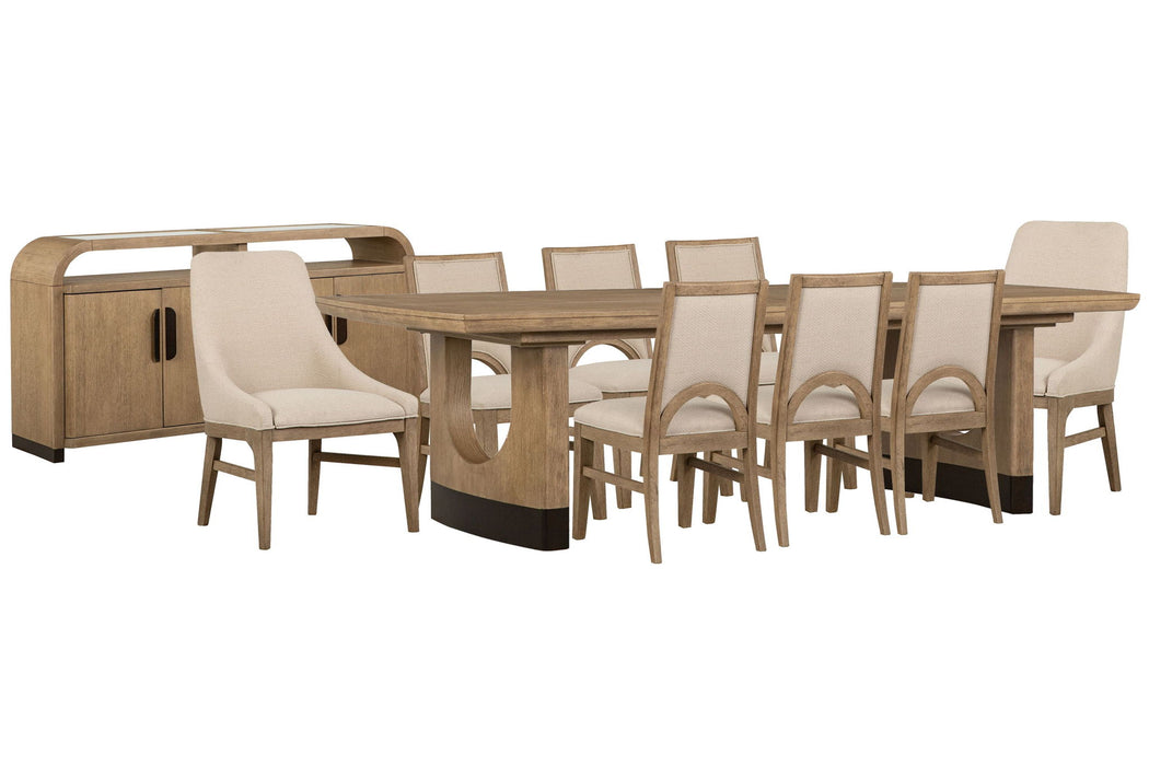 Tristan - Extendable Trestle Dining Table Set Magnussen Furniture