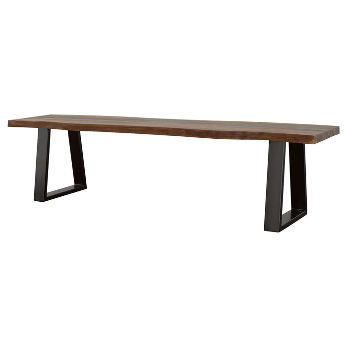 Wobegon - Rectangular Dining Bench - Gray