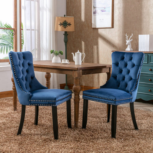 Nikki - High-End Tufted Dining Chair (Set of 2) Home Essentials