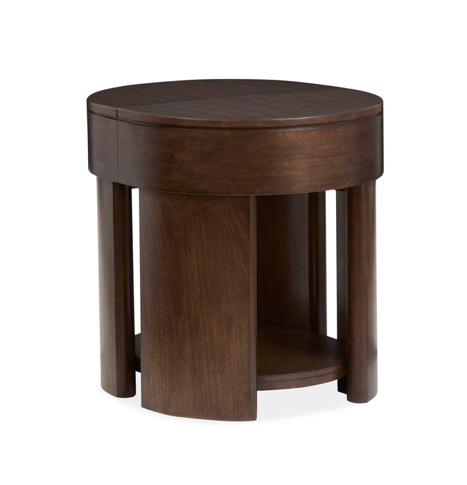 Holloway - Oval End Table - Toasted Almond Magnussen Furniture