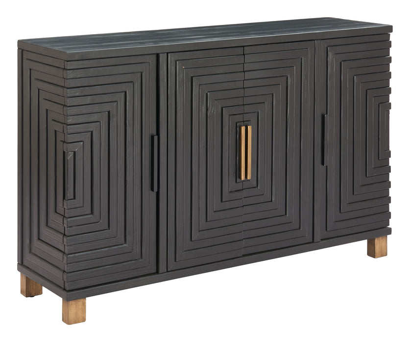 Trazo - Cabinet - Black Zuo Modern