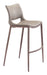 Ace - Bar Chair With Walnut Legs (Set of 2) Zuo Modern