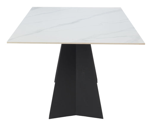 Inky - Dining Table - White Zuo Modern