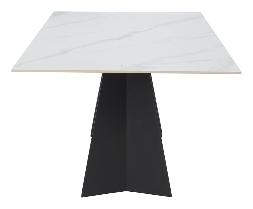 Inky - Dining Table - White Zuo Modern