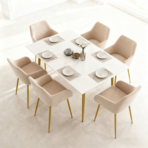 Dining Chair Set For Dining Rooms (Set of 2) - Beige Home Essentials