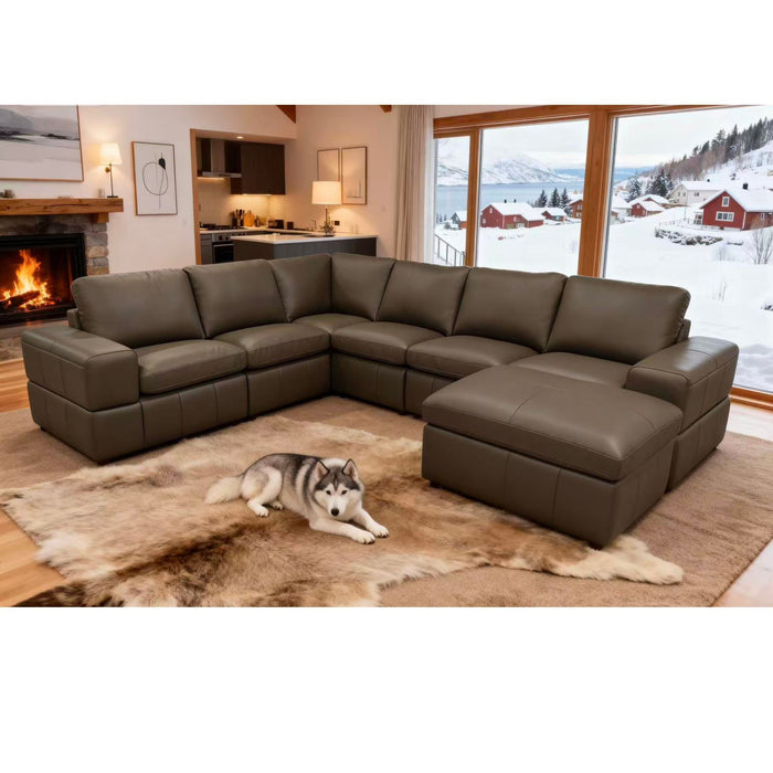 Large Square Arms Modular Sectional Home Essentials