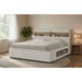 Sacha - Bed With LED And Bookcase Headboard, Built In Siderail Storage Global Furniture USA