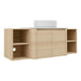 Mounted Bathroom Vanity With Art Sink, 2 Storage Shelves, Soft Close Door Home Essentials