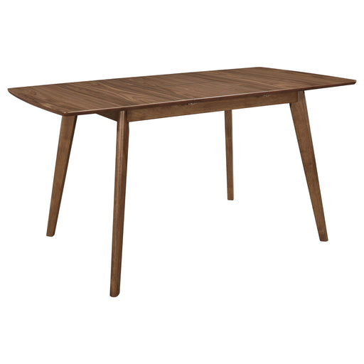 Rectangular Dining Table With Butterfly Leaf - Walnut Furniture Max