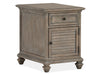 Lancaster - Chairside End Table - Dove Tail Gray Magnussen Furniture