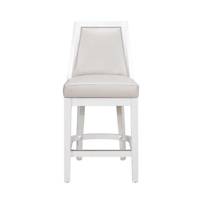 Modern Swivel Stool With Tall Back Home Essentials