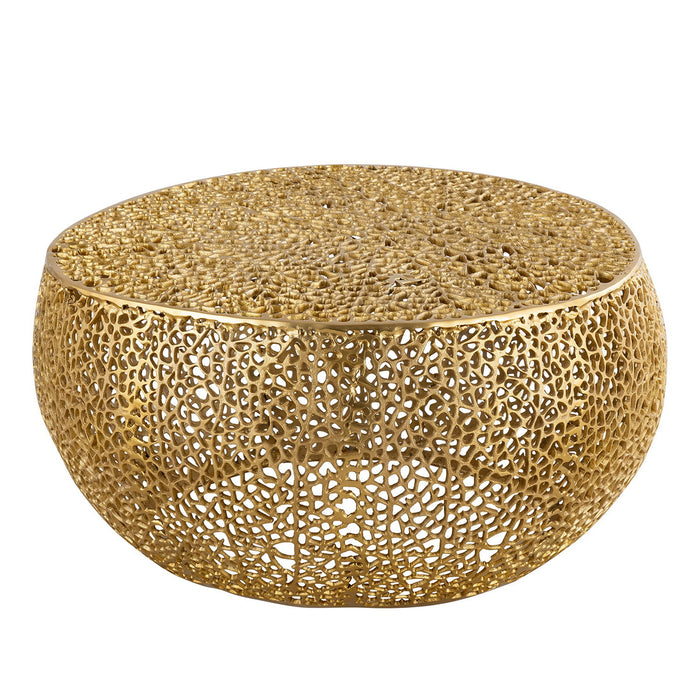 T3502 - Modern Round Coffee Table Matrix Furniture Group