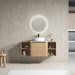 Wall Mounted Bathroom Vanity With Art Sink, 2 Storage Shelves, Soft Close Door Home Essentials