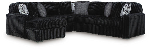 Midnight-Madness - 5 Piece Sectional Signature Design by Ashley®