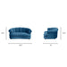Halle - Rolled Arm Dog Sofa Bed Jennifer Taylor Home