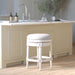 Rustic Elegance Backless Swivel Stool Home Essentials