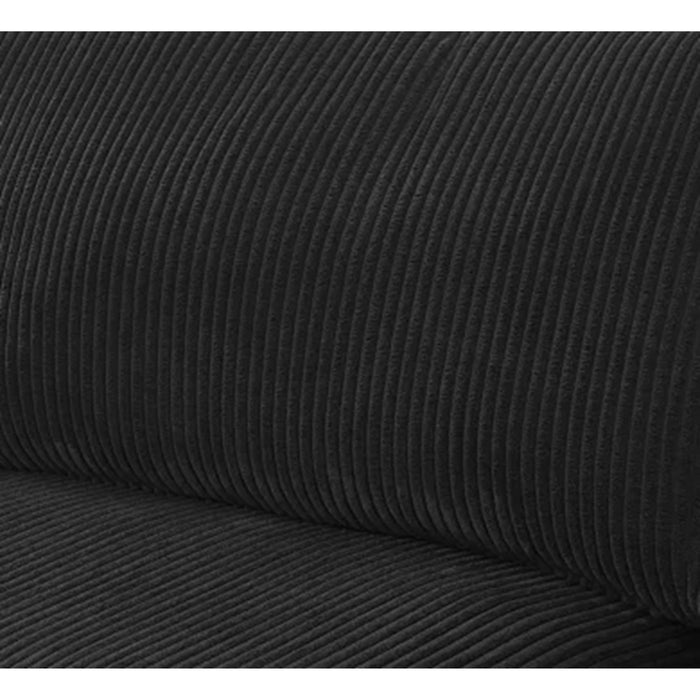 Corner Modular Sectional Sofa - Black Home Essentials