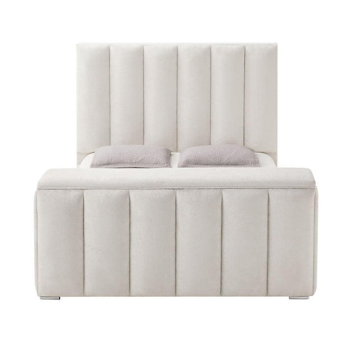 Sacha - Bed With TV Lift And Fireplace Global Furniture USA