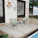 2 Pack Lounge Chair Set & Folding Square Table Home Essentials