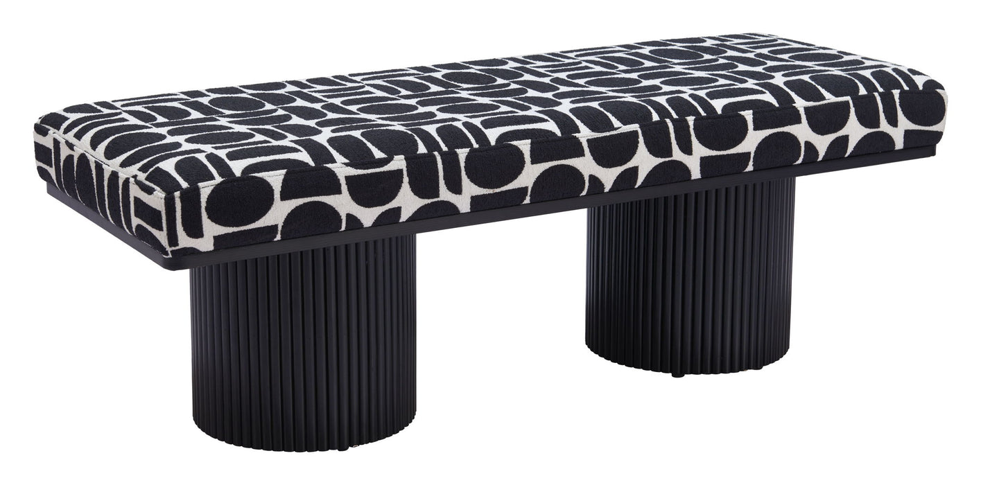 Botoia - Bench - Black Zuo Modern