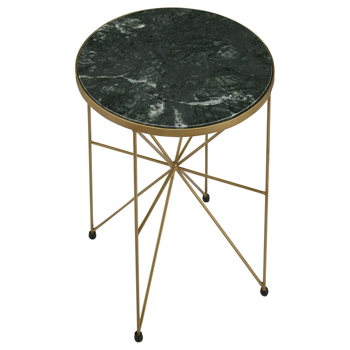 Sidney - Round Side Table - Green Furniture Max