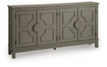Darlock - Accent Cabinet - Warm Gray Signature Design by Ashley®