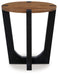 Hanneforth - Round End Table - Brown Signature Design by Ashley®