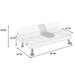 Adjustable Sofa With Fold Down Table And Cup Holders Home Essentials