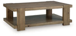 Flangren - Rectangular Cocktail Table - Light Brown Signature Design by Ashley®