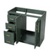 Retro Style Bathroom Vanity, 3 Drawers & Soft Closing Doors Hearth and Haven