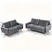Kent - 2 Piece Sofa & Loveseat Set For Living Room - Gray US Pride