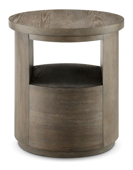 Bosley - Round End Table - Porpoise Magnussen Furniture