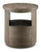Bosley - Round End Table - Porpoise Magnussen Furniture