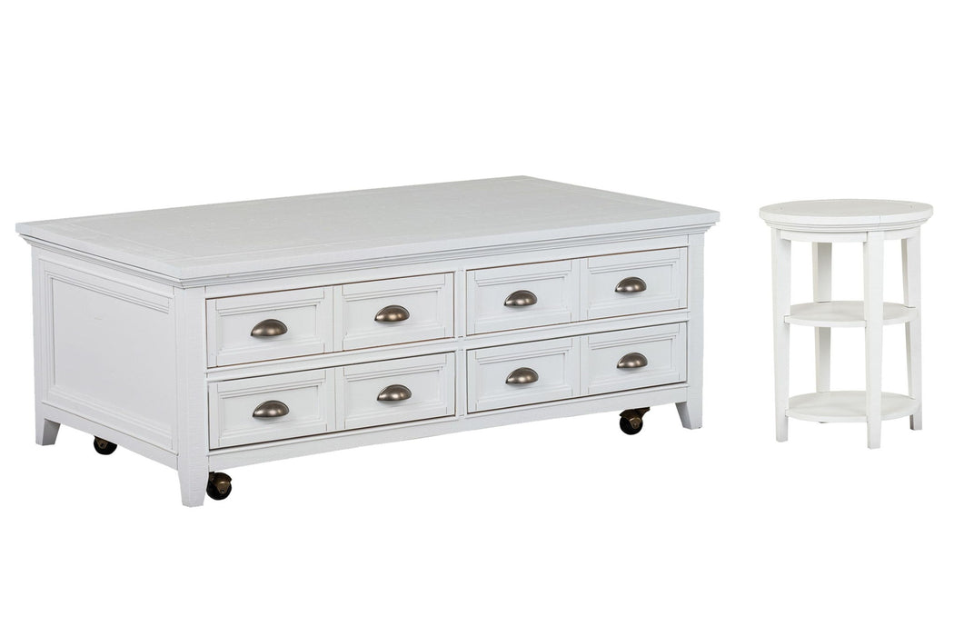 Heron Cove - Lift Top Storage Cocktail Table Set Magnussen Furniture