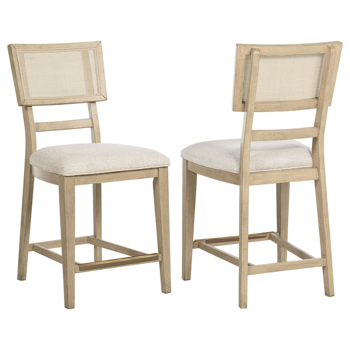 Kimpton - Counter Side Chair (Set of 2) - Beige Furniture Max