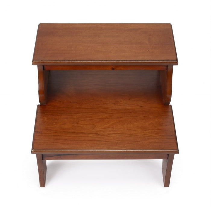 15" Manufactured Wood Backless Chair - Brown