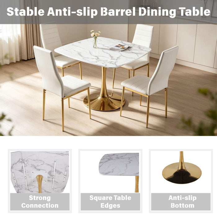 Modern Square Tulip Dining Table Home Essentials