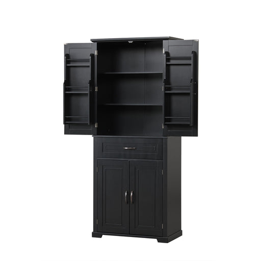 Bathroom Storage Cabinet With Doors And Drawer, Adjustable Shelf Hearth and Haven
