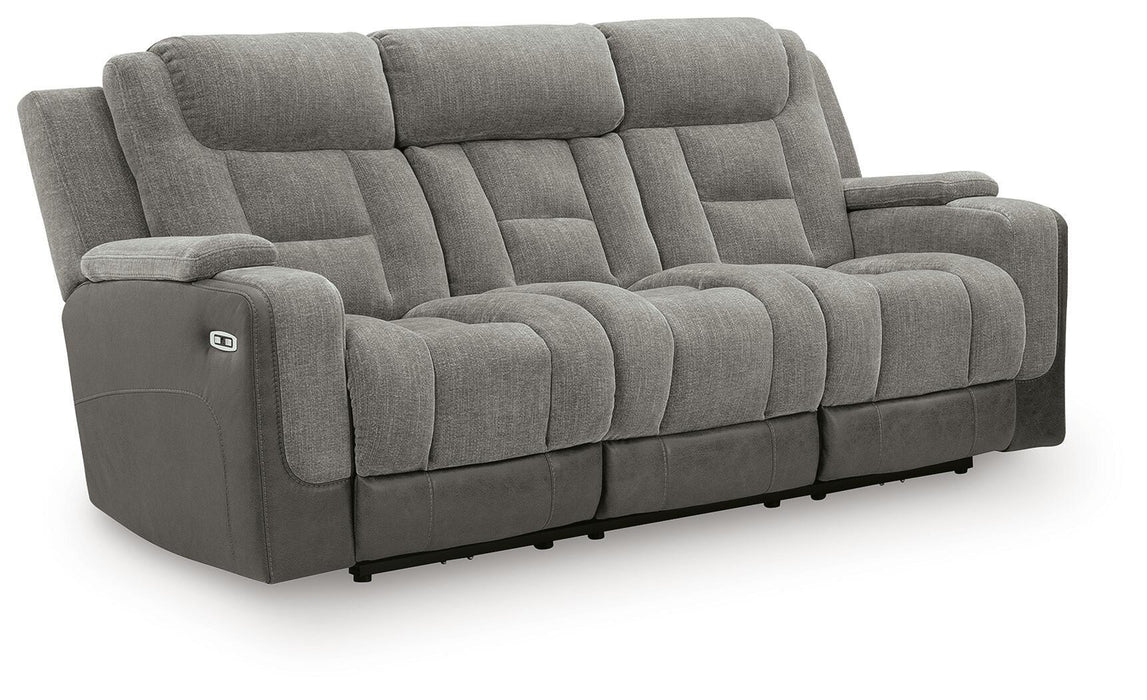 Mixed Motion - Power Reclining Sofa With Adjustable Headrest Signature Design by Ashley®