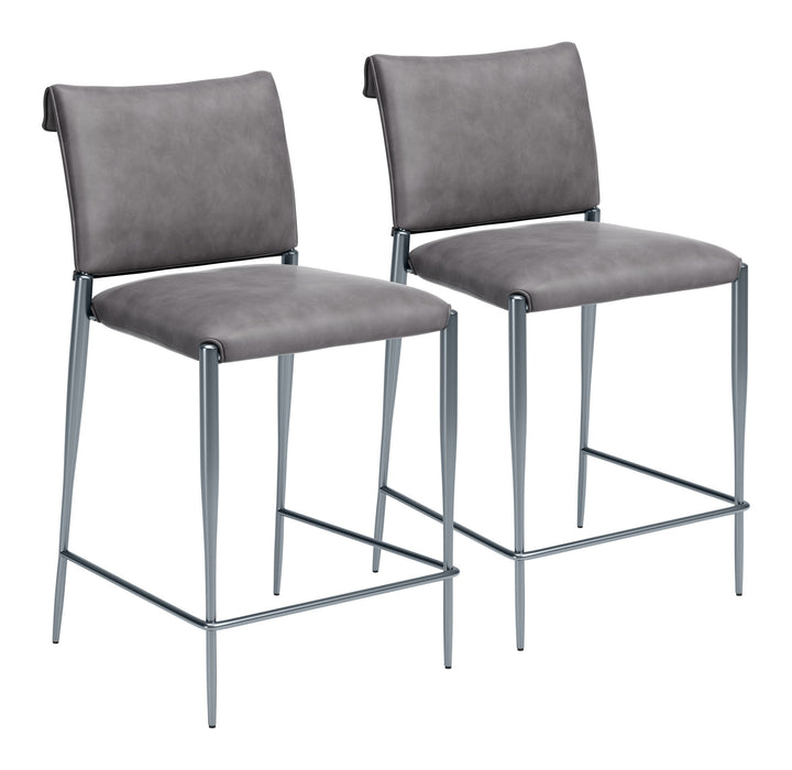 Freesia - Counter Stool (Set of 2) Zuo Modern